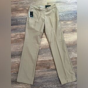 Nike dri-fit golf size khaki straight leg golf pants size 4
